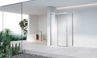 Душевой уголок Vincea Como-N VSR-4CN8014CL, 1400*800, хром, стекло прозрачное