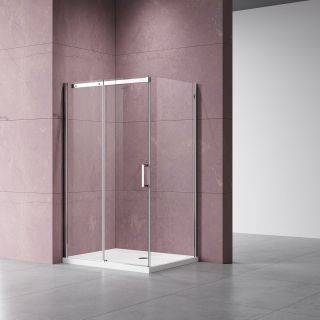 Душевой уголок Vincea Dice VSR-4D8012CL, 1200*800, хром, стекло прозрачное