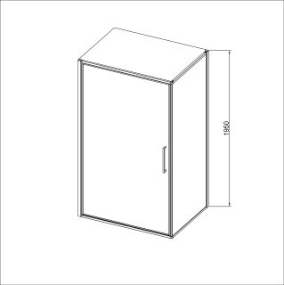 Душевой уголок Vincea Slim 8mm VSR-4SLP9010CLG, 1000*900, брашированное золото, стекло прозрачное