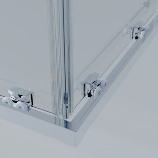 Душевой уголок Vincea Rapid-N VSS-3RN8080E10CL, (700-800)x(700-800), хром, стекло прозрачное