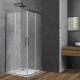 Душевой уголок Vincea Soft VSS-3SO100CLGM, 1000*1000, вороненая сталь, стекло прозрачное