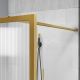 Душевая перегородка Vincea Walk-In HP Art VSW-1HP800FLBG, 800*2000, брашированное золото, стекло рифленое