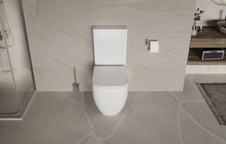 Унитаз-компакт Vincea Tornado Bien VT2-51T, белый, ультратонкое сиденье soft-close, P-trap