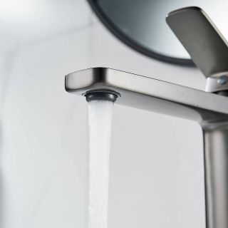 Смеситель для раковины Shevanik S9911T оружейная сталь