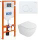 Комплект 4 в 1 BelBagno CZR-6601-TH-TOR/CZR2316SC/BB002-80/BB014-SR-BIANCO унитаз подвесной Cezares STYLUS-TOR CZR-6601-TH-TOR с сиденьем CZR-2316-SC система инсталляции для унитазов BB002-80 с кнопкой смыва BB014-SR-BIANCO