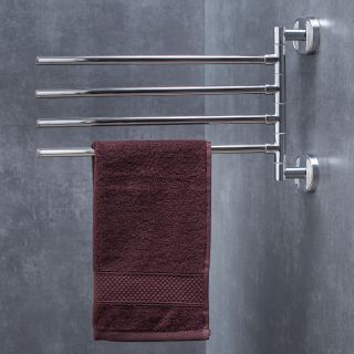 Поворотный полотенцедержатель РМС A1026 четверной хром