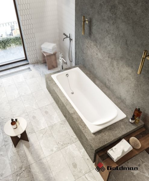 Ванна чугунная Goldman Loft LF17070 170x70см с ножками