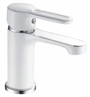 Смеситель для раковины Shevanik S8101F белый/хром