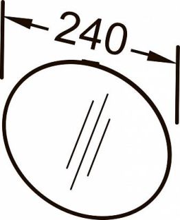 Косметическое зеркало Jacob Delafon Sherwood EB1846RU-NF 24 см