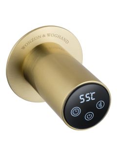 Полотенцесушитель электрический встраиваемый Wonzon & Woghand Dortmund WW-A364-BG 58x61 см с внутренней частью брашированное золото