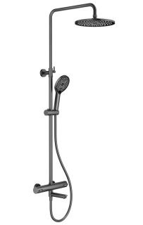 Душевая стойка Splenka S223.26.09 с термостатом графит