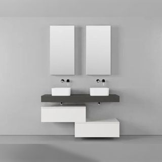 Столешница Velvex Unit 160, белый мрамор