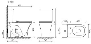 Напольный унитаз Ceramica Nova Alfa CN9002 безободковый белый