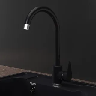 Смеситель для кухни GranFest  URBAN Z-5412 черный