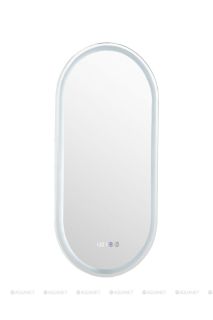 Зеркало с подсветкой Aquanet Монте 288969 45 см белый матовый