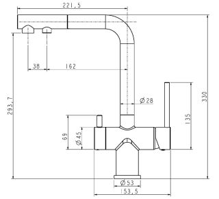 Смеситель для кухни Paulmark Serpentine Se213222-431 белый матовый