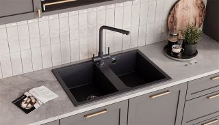 Кухонная мойка Ulgran Classic U-608-341 ультра-белый