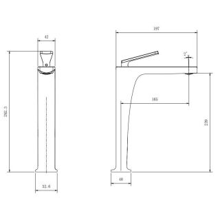 Смеситель для раковины Kohr NOAN 1LN170101DB-0000A чёрный
