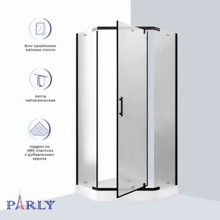 Душевой уголок с поддоном PARLY ZPE911BF (90х90х192)