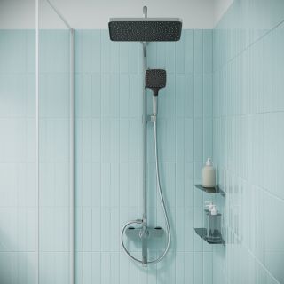 Душевая система с тропическим душем IDDIS Parker PARSB3Fi06 хром